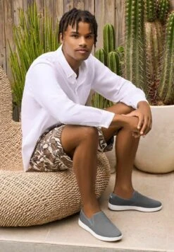 Alternative view of Giesswein Wood Sneaker Slip-On - Instappers - Schiefer