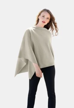 Giesswein Merino Lambswool Poncho - Poncho - Natur